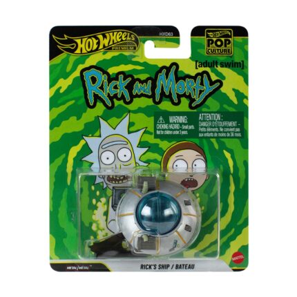 Mattel Hot Wheels Premium Cars: Pop Culture Rick and Morty – Rick's Ship Vehicle