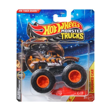 Mattel Hot Wheels: Monster Trucks Live - HW Tiger Shark Die-Cast Vehicle (JKJ90)