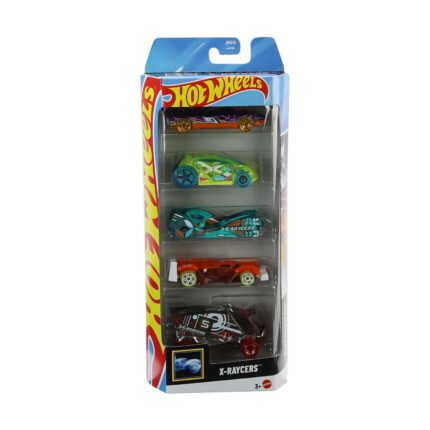 Mattel Hot Wheels: Hot Wheels 5 - X-Raycers (Set Of 5) (JKG15)
