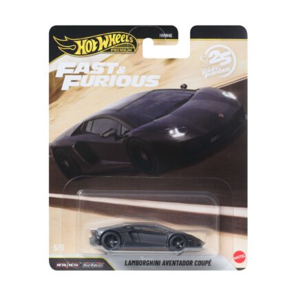 Mattel Hot Wheels Premium: Fast & Furious – Lamborghini Aventador Coupe Vehicle (JHW77)