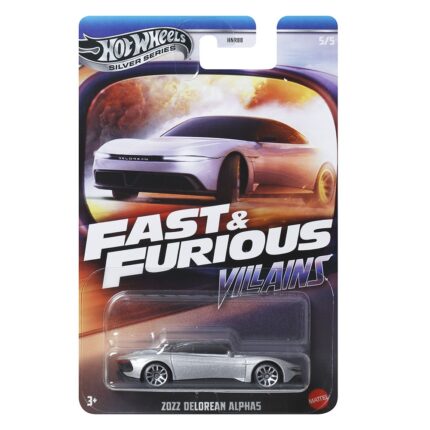 Mattel Hot Wheels Silver Series: Fast & Furious Villains - 2022 Delorean Alpha5 (JBY38)