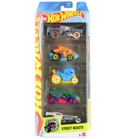 Mattel Hot Wheels: Hot Wheels 5 - Street Beasts (Set Of 5) (JBJ90)