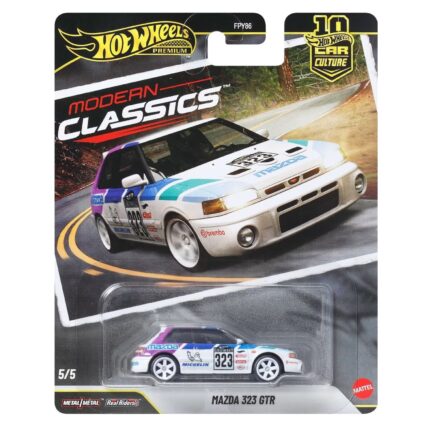 Mattel Hot Wheels: Premium Cars - Racing – Hw Mazda 323 Gtr (JKF17)