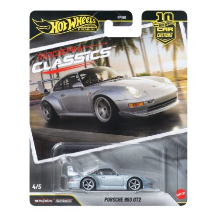 Mattel Hot Wheels: Premium Cars - Racing – Hw Porsche 993 Gt2 (JKF16)