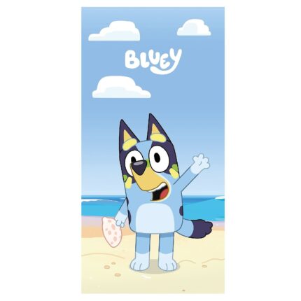 ΠΑΙΔΙΚΗ ΠΕΤΣΕΤΑ ΘΑΛΑΣΣΗΣ ΜΕ ΜΙΚΡΟΪΝΕΣ "BLUEY" 140x70 εκ.
