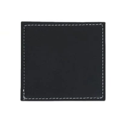 ΣΕΤ 4 ΜΑΥΡΑ ΔΕΡΜΑΤΙΝΑ ΣΟΥΒΕΡ ΜΕ ΡΑΦΗ ¨LEATHER LOVE¨