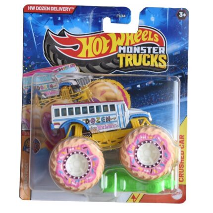Mattel Hot Wheels: Monster Trucks: Dozen Delivery School Bus