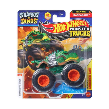 Mattel Hot Wheels: Monster Trucks: Sharks Vs Dinos : Rageasaur
