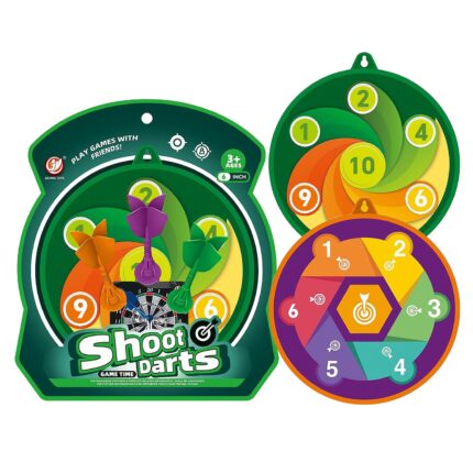 ΠΑΙΔΙΚΟΣ ΣΤΟΧΟΣ ΔΙΠΛΗΣ ΟΨΗΣ 15 εκ ΜΕ ΒΕΛΑΚΙΑ “Shoot Darts”