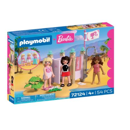 PLAYMOBIL x Barbie - Βόλτα στη παραλία (ντουζ και αλλαξιέρα παραλίας)