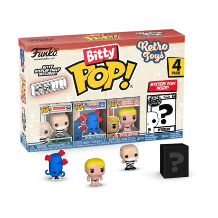 FUNKO BITTY POP! 4-Pack: Retro Toys: Mr. Monopoly Vinyl Figures