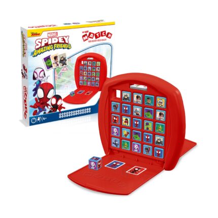 Winning Moves Top Trumps Match: Marvel - Spidey & His Amazing Friends Τhe Crazy Cube Game (English Language) (WM04798-ML1-6)