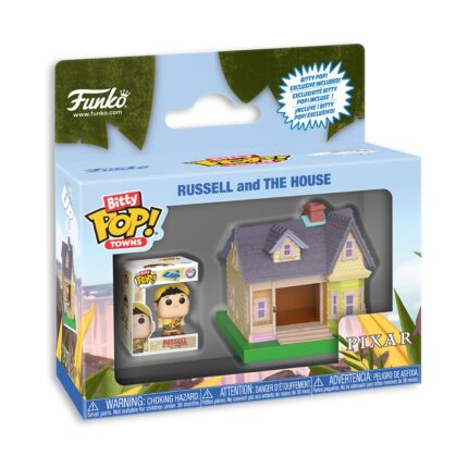FUNKO BITTY POP! Towns: Towns Pixar: Up - Russell and The House Vinyl Figures