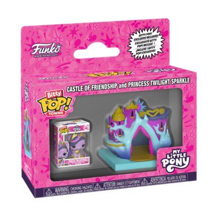FUNKO BITTY POP! Towns: My Little Pony - Castle of Friendship And Princess Twilight Sparkle Vinyl Figure
