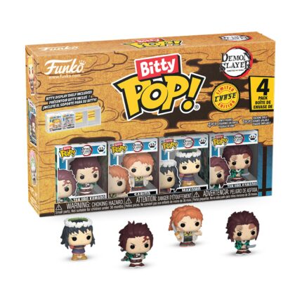 FUNKO BITTY POP! 4-Pack: Demon Slayer - Tanjiro Kamado - Sabito - Makomo* (Mystery) Vinyl Figures